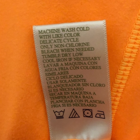 Tangerine Women's Bright Orange Zip-up Jacket Size XL - Picture 6 of 10